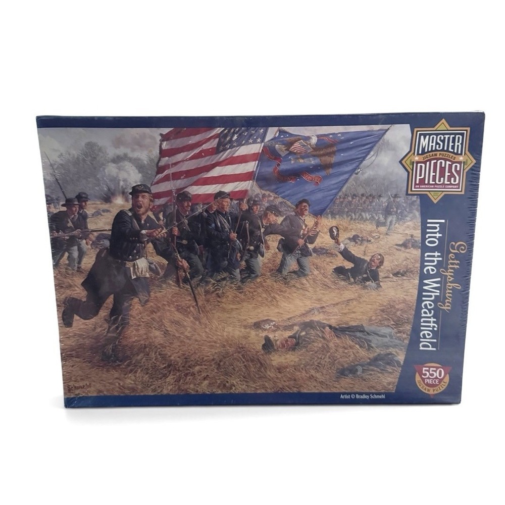 MasterPieces Gettysburg Into the Wheatfield 550 Piece Civil War Jigsaw Puzzle